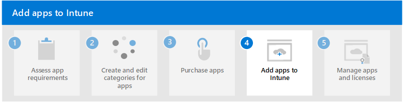 將應用程式新增至 Intune 的步驟 4