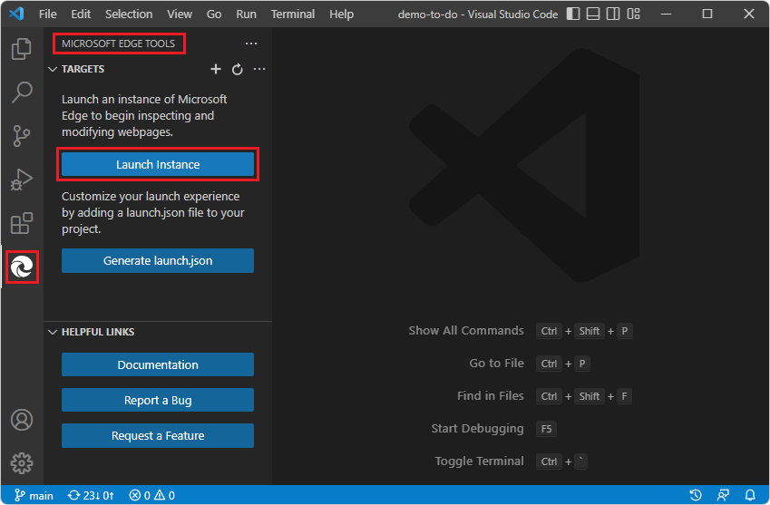 適用於 Visual Studio Code 延伸模組的 Microsoft Edge DevTools