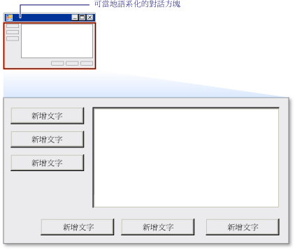 具有 TableLayoutPanel 的可當地語系化表單