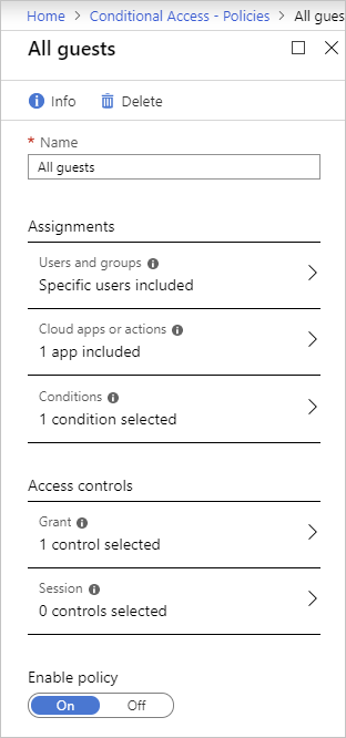 Screenshot showing the complete Add Policy dialog.