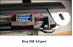 藍色usb 3.0埠